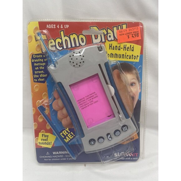 Summit Techno Draw 2001 Hand-Held Communicator Five Cool Sounds RARE - Picture 1 of 10